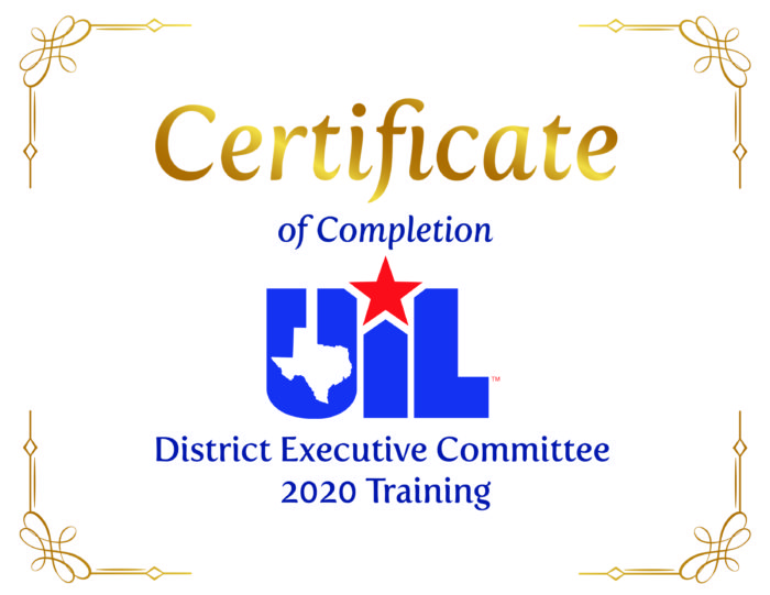 DEC Training Certificate